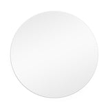 Oglinda de Perete Elindor® Rotunda, fara Rama, Decorativa, Eleganta, Ideala pentru Baie, Birou, Hol, Living, Dressing, Iluminare Led, Intensitate Ajustabila, Antiaburire, Temperatura de Culoare 6000K, 80 x 80 cm