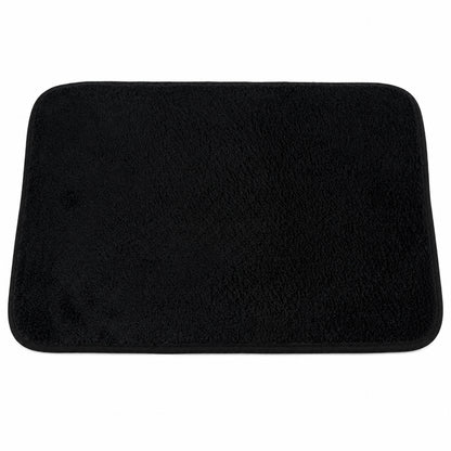 Covoras Antiderapant Elindor® pentru Intrare Casa, Lavabil la Masina, Super Absorbant, Moale, Durabil, Talpa Cauciucata Anti-Alunecare, Usor de Curatat, Pentru Interior si Exterior, 50 x 80 cm, Negru