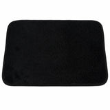 Covoras Antiderapant Elindor® pentru Intrare Casa, Lavabil la Masina, Super Absorbant, Moale, Durabil, Talpa Cauciucata Anti-Alunecare, Usor de Curatat, Pentru Interior si Exterior, 90 x 60 cm, Negru