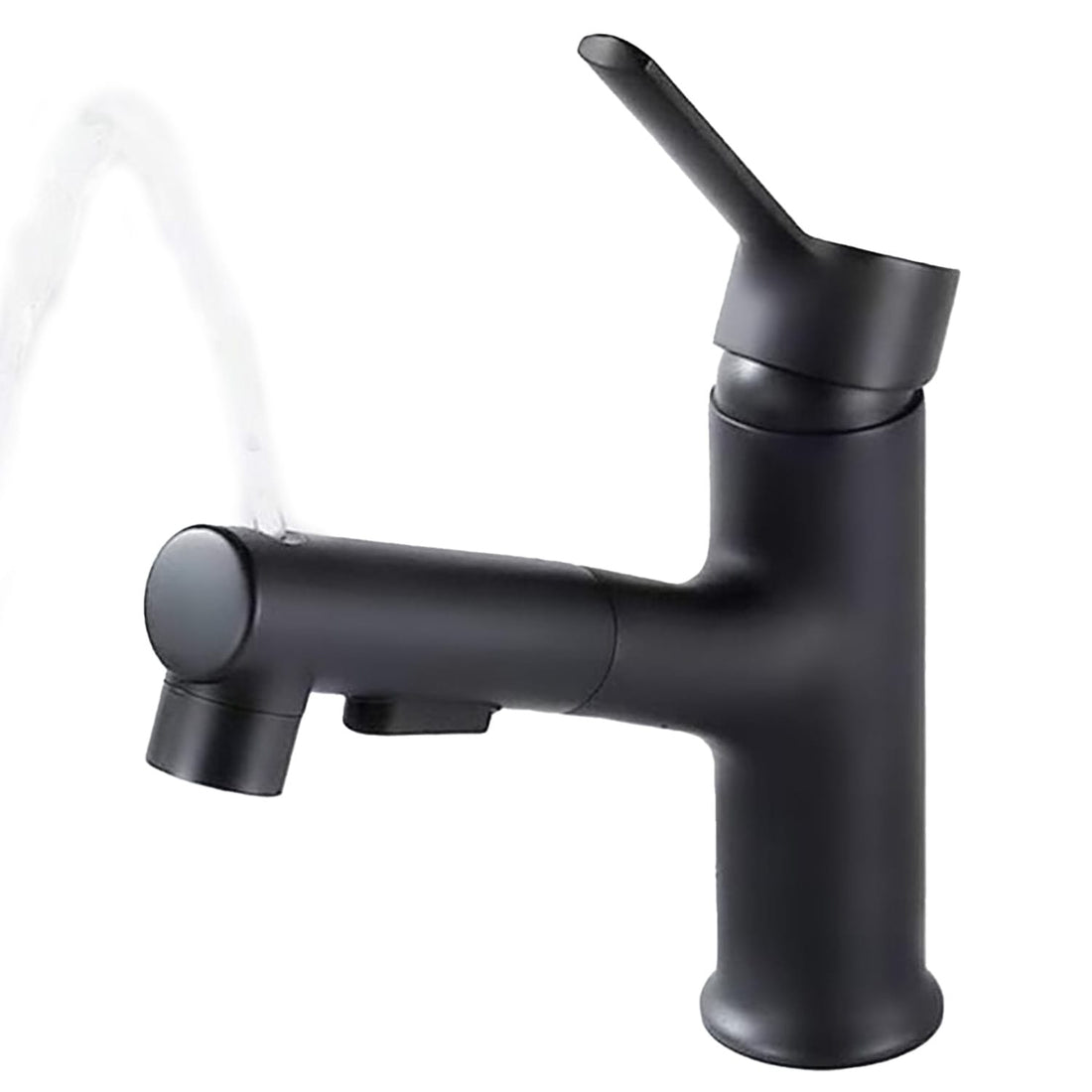 Baterie Lavoar Baie Elindor®, Dus Extractabil, Mod Tasnitoare, Negru