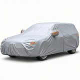Prelata Auto Premium Elindor® Impermeabila, Protectie UV, Antisoare, Praf, Ploaie si Zapada, Toate Anotimpurile, Husa Exterior, Huse Protectie Completa, Universala, Accesorii Masina, Marime Break L, 470 × 198 × 144 cm, Gri