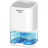 Dezumidificator Portabil Elindor®, Oprire Automată, Rezervor 1L, Alb