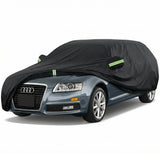 Prelata Auto Premium Elindor® Impermeabila, Protectie UV, Antisoare, Praf, Ploaie si Zapada, Toate Anotimpurile, Husa Exterior, Huse Protectie Completa, Universala, Accesorii Masina, Marime Break XXL, 510 × 200 × 144 cm, Negru