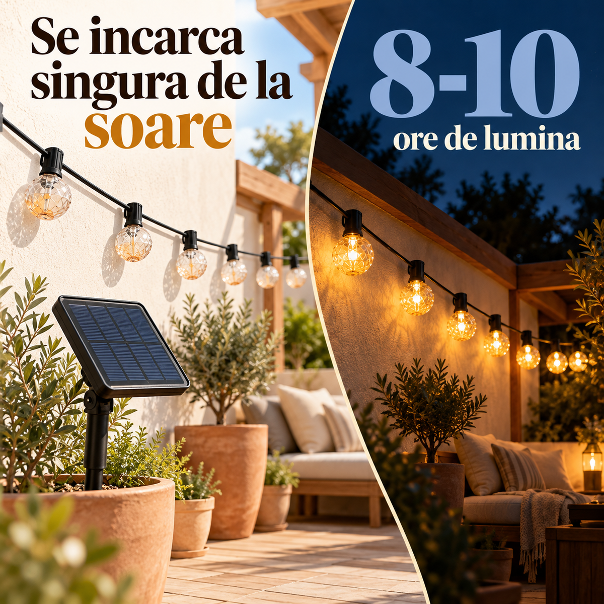 Soare ziua, lumina seara