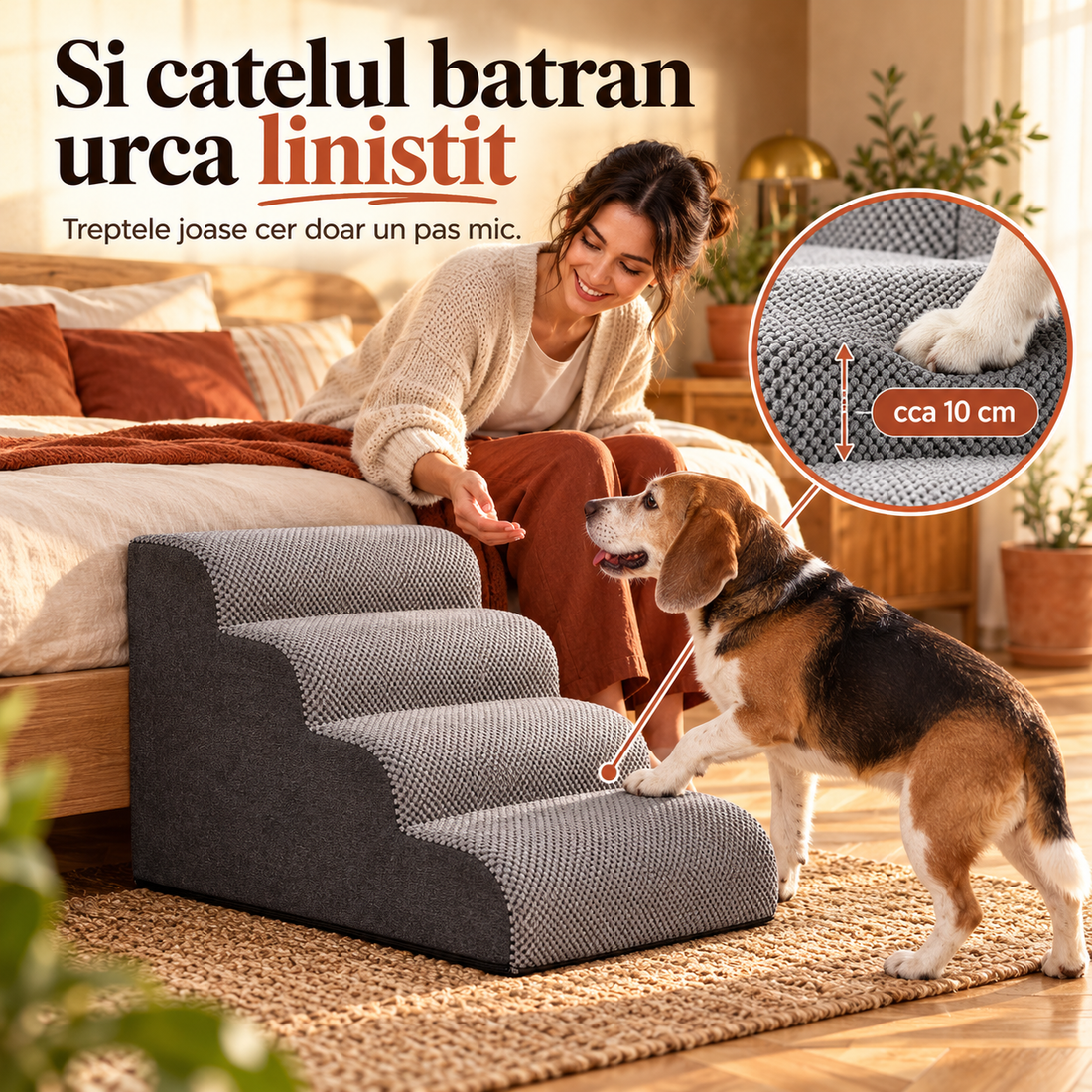 Trepte mici pentru picioare scurte
