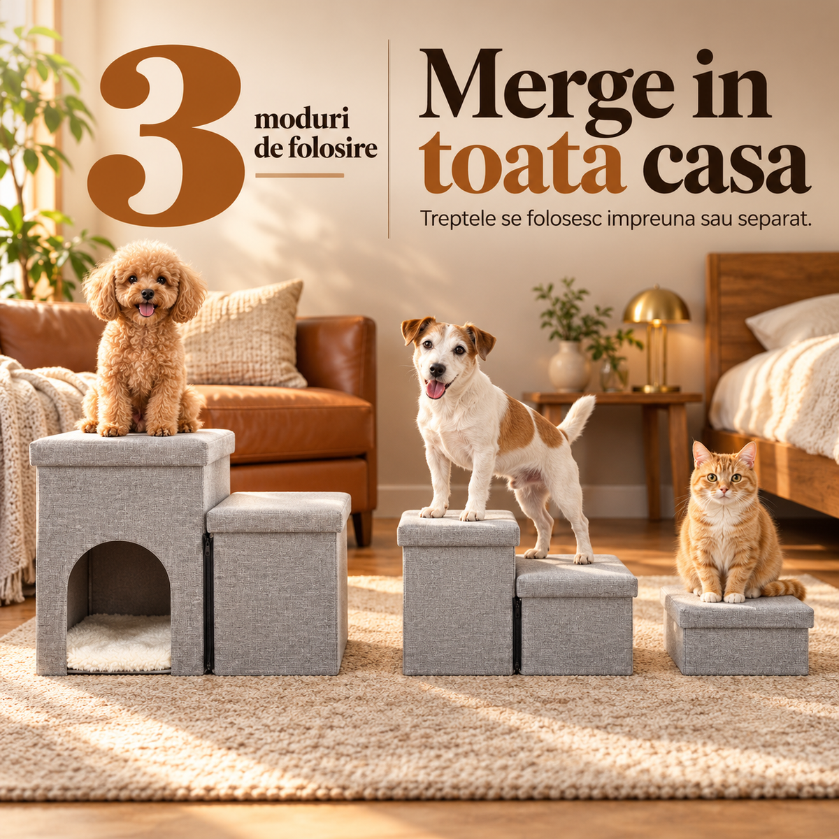 3, 2 sau 1 treapta