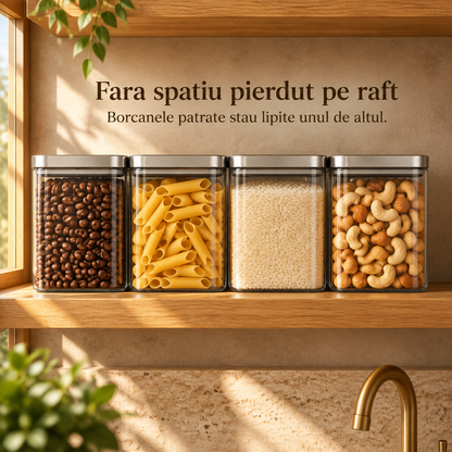 Patrate, lipite pe raft
