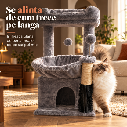 Perie și jucărie pe arc