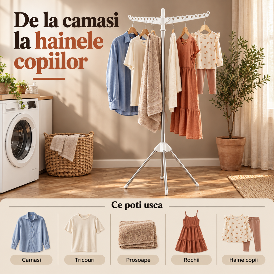 Cât încape: 15 kg, 27 locuri