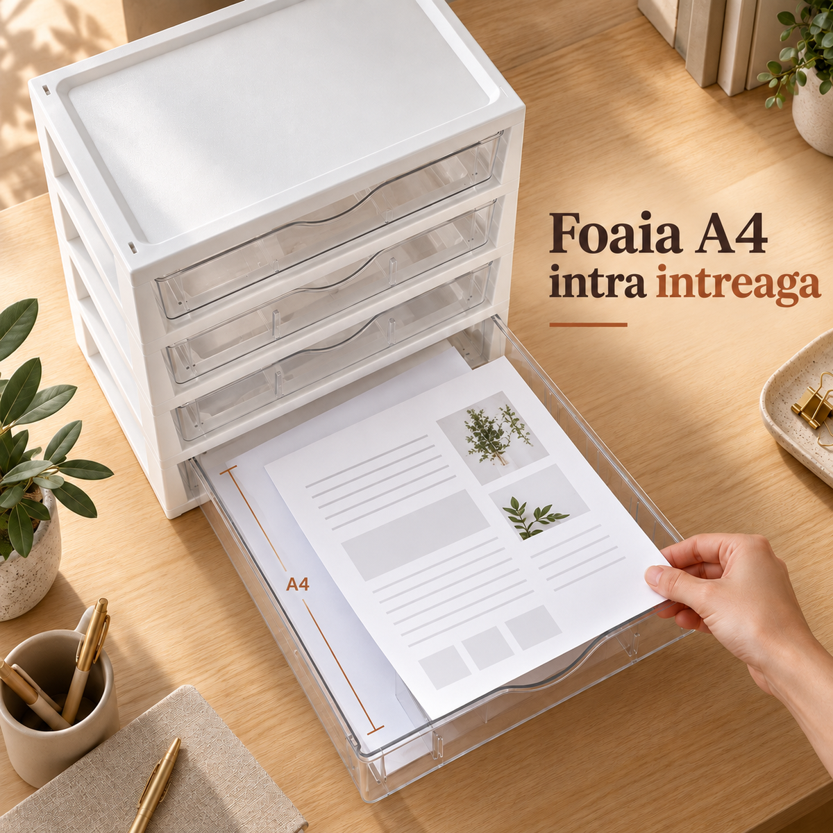 Foi A4 întinse
