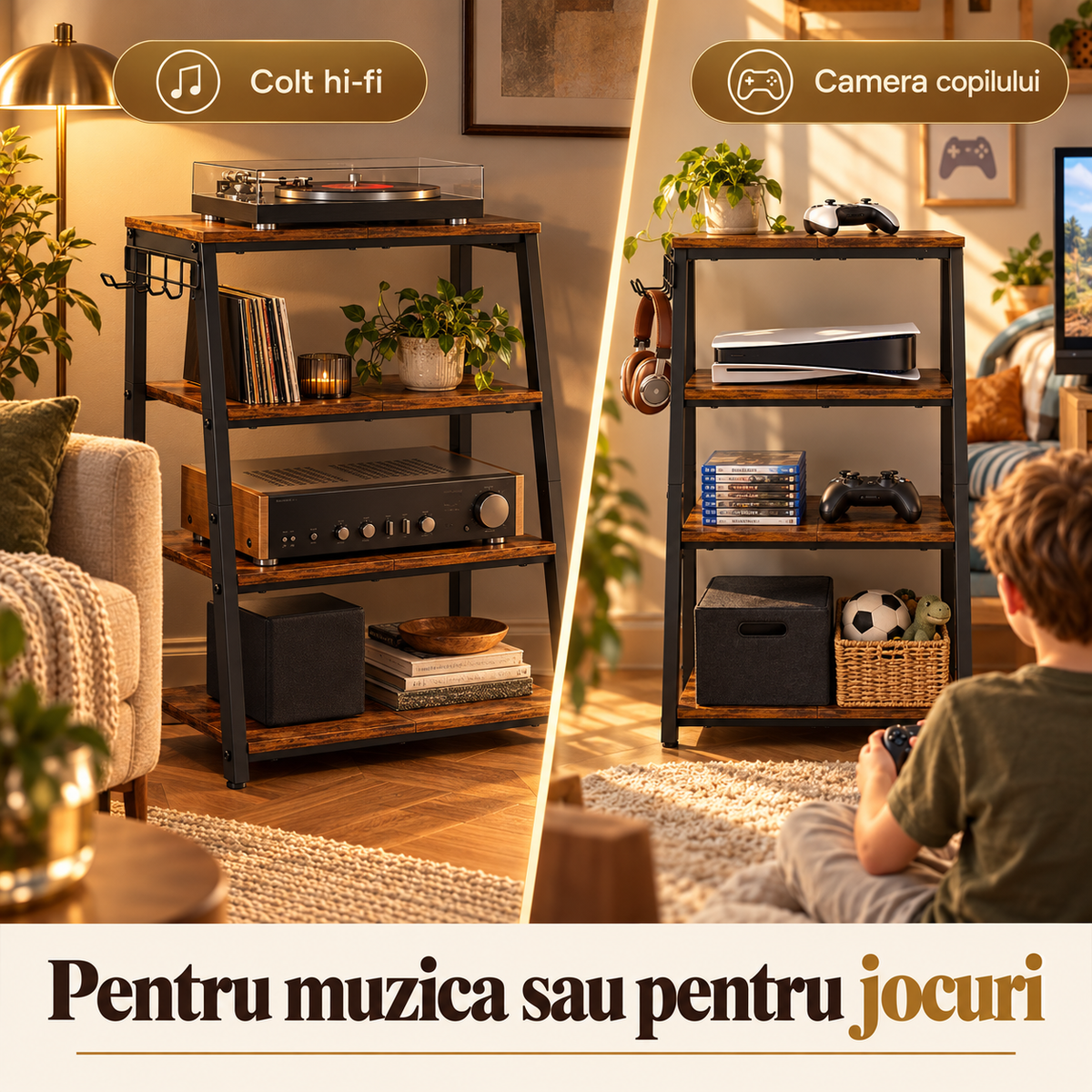 Raftul prin casa