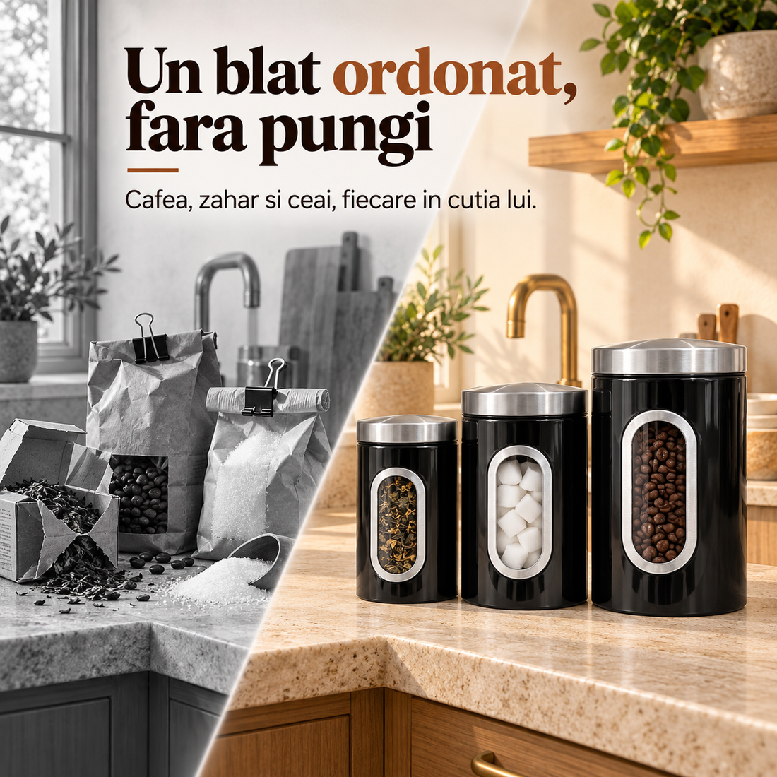 Inainte si dupa - blat ordonat