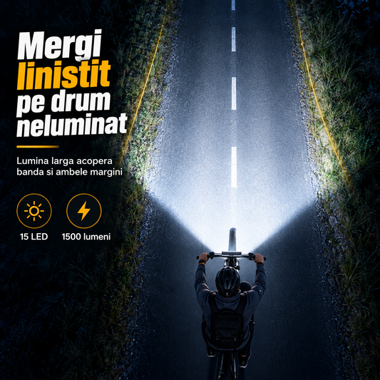 Lumină pe toată lățimea drumului