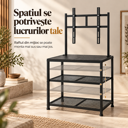 Raftul din mijloc se mută