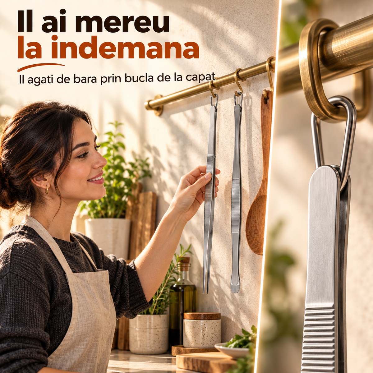Agățată la îndemână