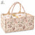 Geanta Scutece Elindor®, Cos pentru Mamici si Bebelusi, cu 3 Buzunare pentru Organizare, Material Textil, Model Floral, 38 x 25 x 18 cm, Multicolor