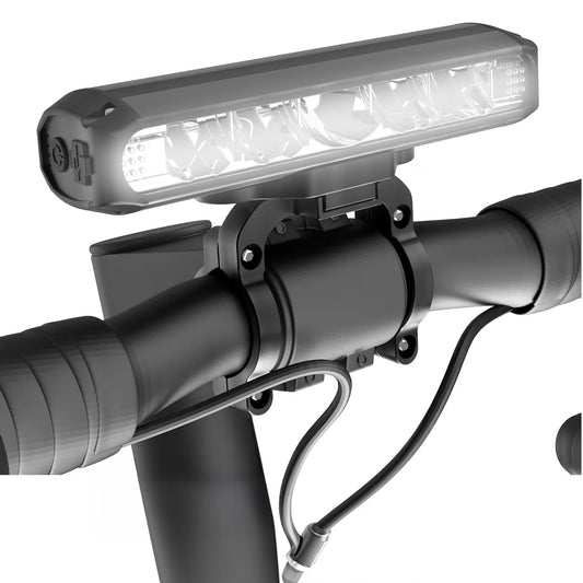 Far pentru Bicicleta Elindor® Ultra-Luminos, Far Fata cu 1200 Lumeni, cu 4 Moduri de Iluminare, Impermeabil IPX4, Incarcare USB, Faruri 4000 mAh, Power Bank, Accesorii Bicicleta, Negru