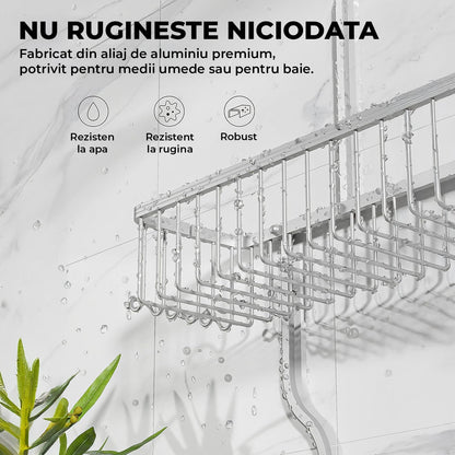 Suport de duș rezistent la apă și rugină